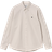 Carhartt WIP L/S Madison Shirt - Moonbeam/Black