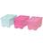 IKEA Glis Box with Lid Pink/Turquoise