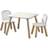 Kesper Children's Seating Set with 2 Chairs White