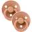 Bibs Color Pacifiers Size 2 6-18m 2-pack Peach