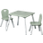 Kesper Children's Seating Set with 2 Chairs Sage Green