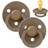 Bibs Color Pacifiers Size 2 6-18m 2-pack Dark Oak