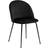 Acton Louise Velours Black Køkkenstol 80.5cm