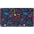 OHS Washable Supersoft Gaming Rug Black 25.6x47.2"