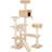 Zooplus Gingerbread House with Ramp 165x86x98cm Beige