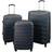 Borg Living Hardcase Suitcase 3 delar - Dark Blue