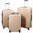 Borg Living Hardcase Suitcase 3 stk. - Gold