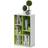 Furinno Luder 5 Cube White/Green Bokhylla 31.5cm