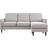Mr. Kate Winston Light Gray Sofa 81.5" 2pcs 3 Seater