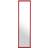 Premier Housewares Over Door Red Wall Mirror 34x124cm