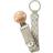 Bibs Braid Pacifier Sand/Ivory