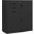 vidaXL Office Anthracite Storage Cabinet 90x102cm