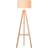 Homcom Bedside Cream/Natural Floor Lamp 154cm