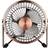 Status 4" USB Mini Fan Brass