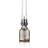 Karlskrona Lampfabrik Koholmen Smoke Grey Oil Lamp 24cm