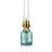 Karlskrona Lampfabrik Koholmen Aquamarine Oil Lamp 24cm