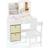 Casart Kids Vanity Set Princess Makeup Desk Chair