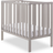 OBaby Bantam Space Saver Cot Warm Grey 22x40.9"