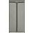 vidaXL With Zippers Grey Garderob 75x160cm 2st