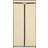 vidaXL With Zippers Cream Garderob 75x160cm 2st