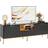 Fairmont Park Fluted Black TV Bench 140x54cm