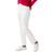 Croft And Barrow Women's Effortless Stretch Pull On Straight Leg Pants - White