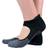 Sock Snob Non Slip Grip Low Cut Invisible Socks 2-pack - Black