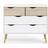 Tvilum Delta White/Oak Kommode 98.6x81.7cm