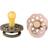 Bibs Bibs Boheme Latex Pacifier Size 1 0-6m 2-pack Dark Oak/Blush