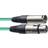 Stagg XLR - XLR M-F Green 3m