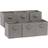 Amazon Basics Collapsible Solid Grey Storage Box 19L 6pcs