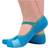 Sock Snob Non Slip Grip Low Cut Invisible Socks 2-pack - Blue