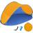 tectake Jasmin Beach Tent - Blue/Orange