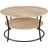 tectake Cromford Light Brown Sofabord 80x80cm