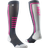 Ariat TEK Slimline Performance Socks - Ebony/Knockout Pink