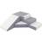 Velinda Soft Foam Play Slide Set White/Grey