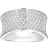 Sif Jakobs Ring Felline Concavo - Silver/Transparent