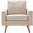 vidaXL 288696 Cream White Fåtölj 80cm