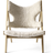 Menu Knitting Sheepskin Nature Loungestol 90.6cm