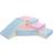 Velinda EPS Styrofaom+PE Foam Slide Set Hard Version Pink/Blue/Yellow in Pastel