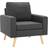 vidaXL 288694 Dark Gray Fåtölj 80cm