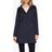 Cole Haan Women's Signature Packable Hooded Rain Jacket - Indigo