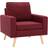 vidaXL 288700 Burgundy Fåtölj 80cm