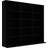 vidaXL CD Cabinet Black Bokhylla 89.5cm