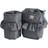 Ng Baby Spjälskydd 2 Delar linne Med Volang Graphite Grey