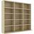 vidaXL CD Cabinet Sonoma Oak Book Shelf 89.5cm
