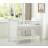 MCC Direct Savannah Sleigh Cot Bed with Mattress White 33.5x54.7"