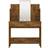 vidaXL With LED Lights Smoked Oak Dressing Table 40x96cm