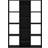 vidaXL Room Divider Black Bogreol 140cm