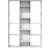 vidaXL Room Divider White Bogreol 140cm